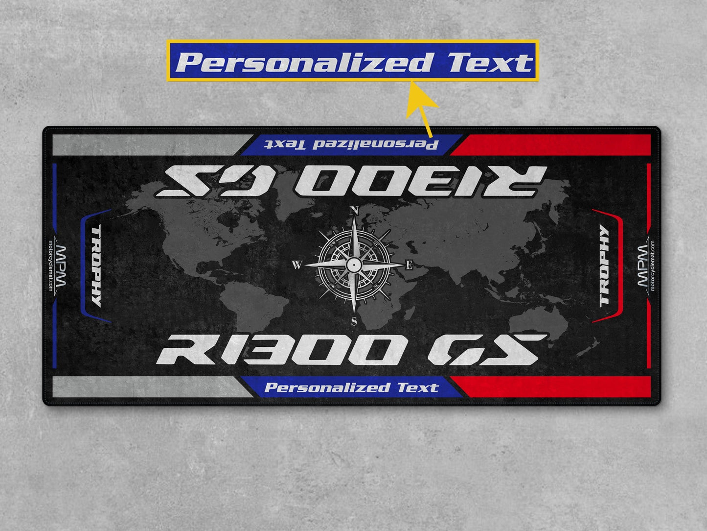 Motorcycle Mat for R1300 GS Motorcycle - MM4101 - Howling Moto