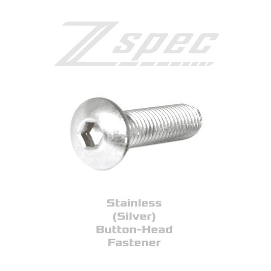 ZSPEC M5x20mm Button-Head Fasteners, Metric, SUS304 Stainless, 10-Pack - Howling Moto