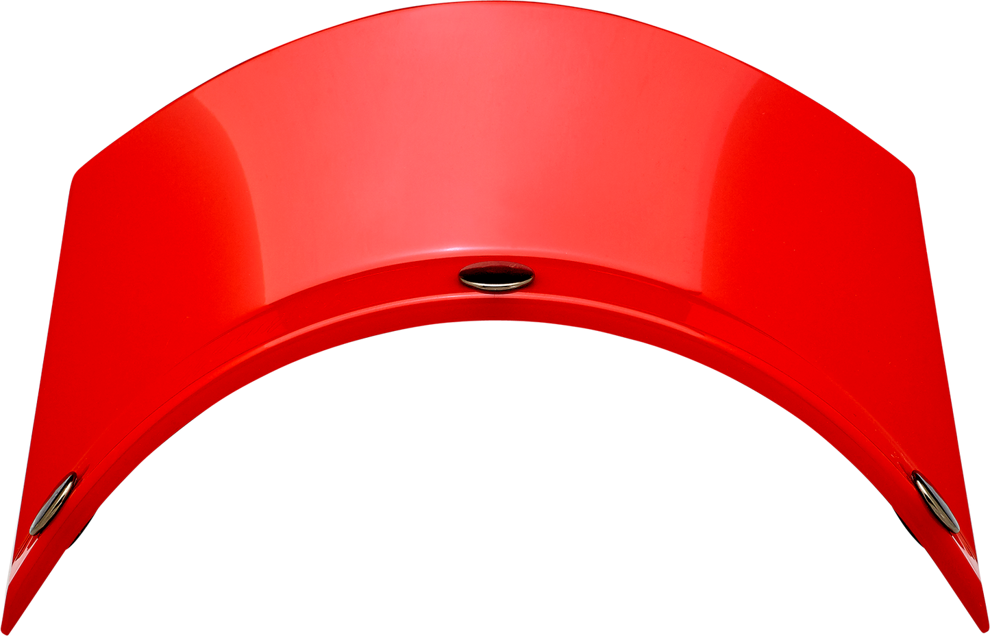 Red BILTwell Moto 3-Snap Visor for helmets, designed for 2002-563 model, shown on a motorcycle helmet.