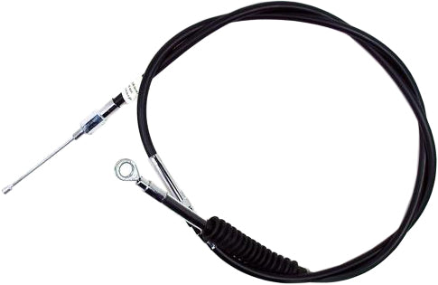 Black vinyl clutch LW cable for motorcycle from Motion Pro, part 06-0378, featuring durable black coating and flexible construction.