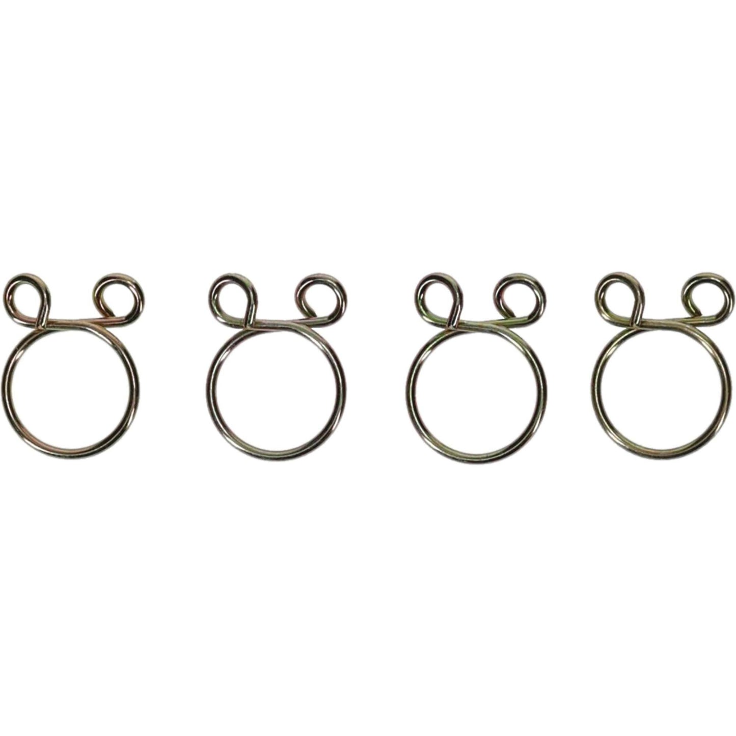 ALL BALLS FS00048 Hose Clamps Refill Kit with four durable clamps, designed for secure hose connections.