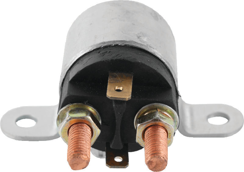 QuadBoss starter solenoid and relay for Can-Am and Bombardier Powersports vehicles, showing the electrical component.