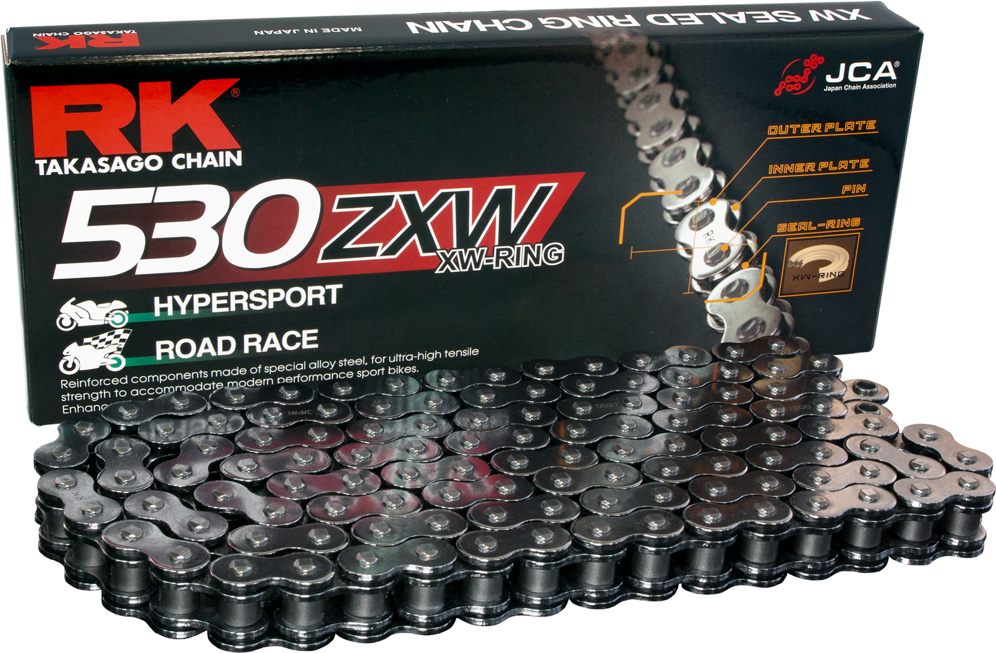 RK EXCEL, RK EXCEL CC530ZXW-120 Drive Chain for High-Performance Racing and Endurance Applications