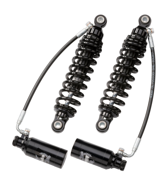 Bitubo Suspension WMM Req Short Exhaust Shock for Twinshocks, adjustable preload, rebound, compression, 14.02-inch length