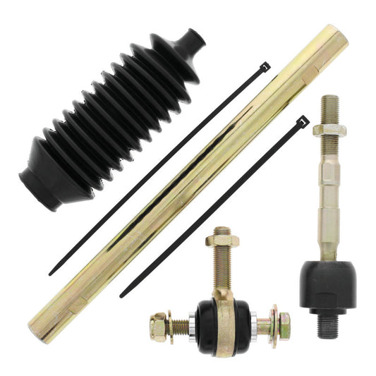 QuadBoss steering rack tie rod assembly kit for Can-Am Maverick 1000R (2013-2015), showing the metal components and linkage parts.