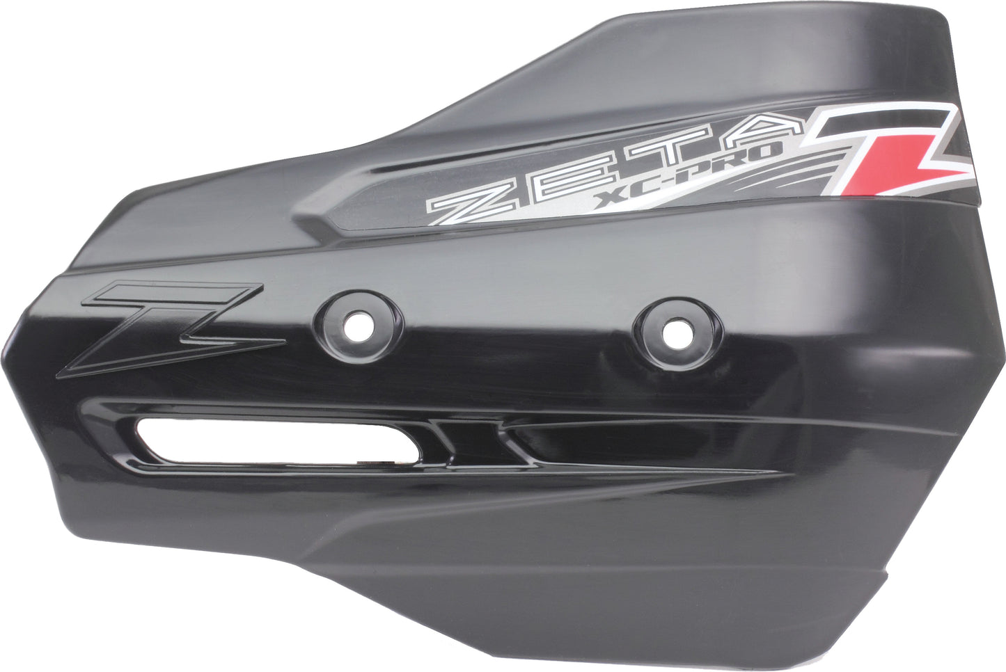 Black ZETA XC Pro Protector Handguard shields with mounting hardware, designed for motorcycle handlebars.
