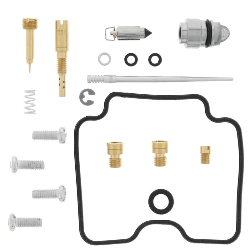QuadBoss carburetor repair kit for Can-Am Outlander 330 models 2004-2005, includes replacement gaskets and parts for engine maintenance.