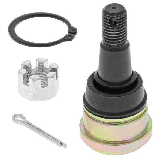 QuadBoss heavy-duty steel lower ball joint kit for Polaris Outlaw 450 (2008-2010) quad bikes, durable replacement parts.