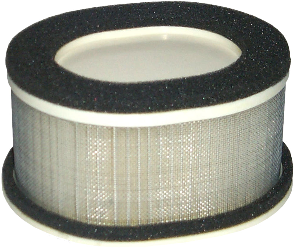 HIFLOFILTRO HFA4911 air filter for high-performance engines, showing a clean, cylindrical motorcycle air filter element.