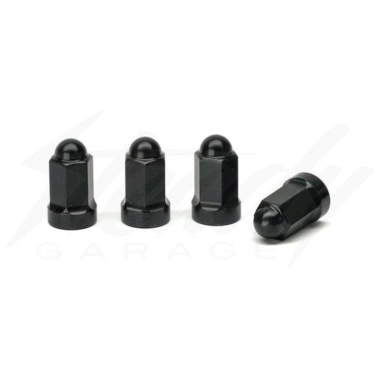 Chimera Engineering 8mm Aluminum Closed End (Acorn) Nuts - Honda Grom Monkey Z125 Zuma 125 - Howling Moto