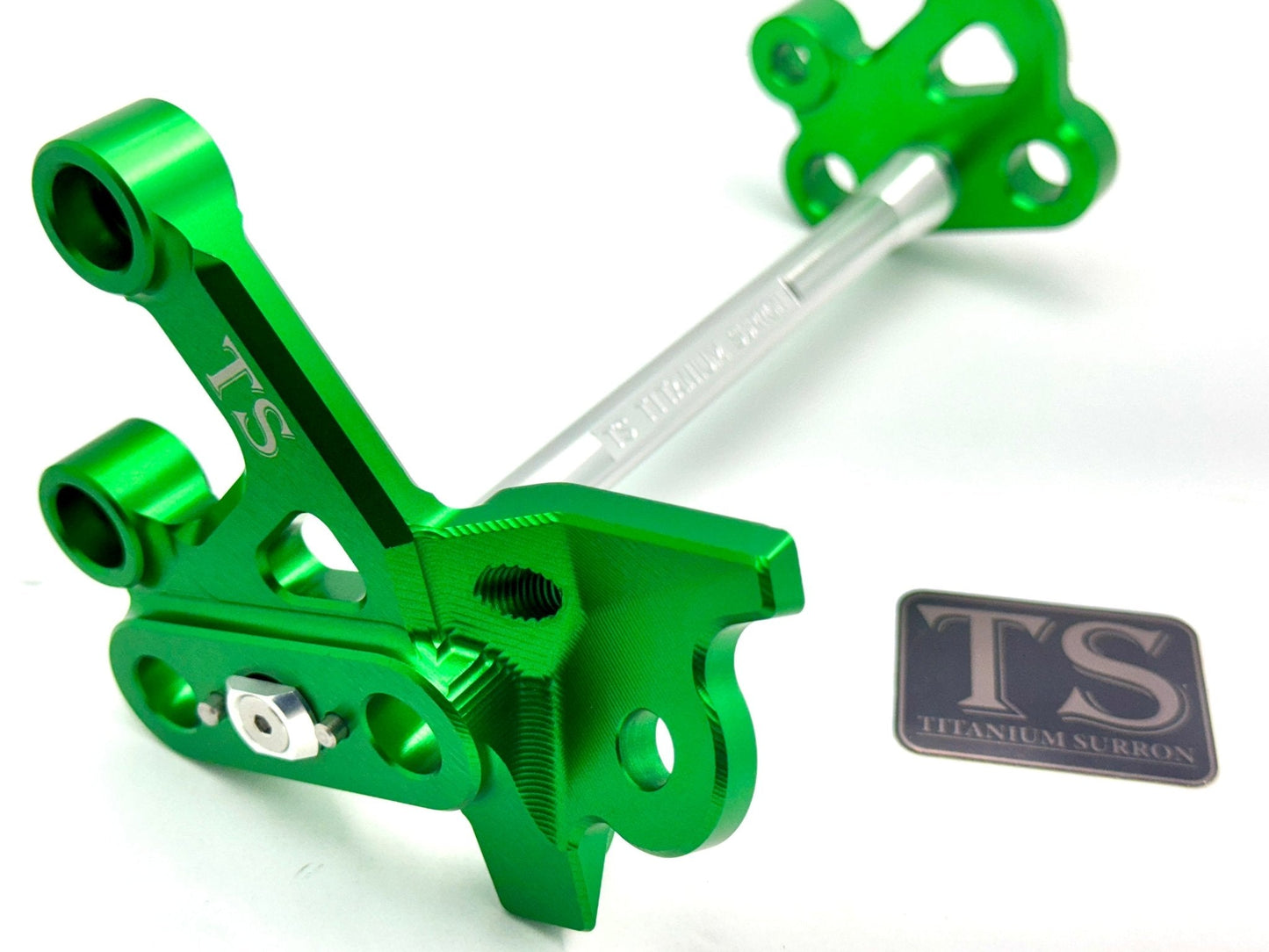 Custom CNC Aluminum Footpeg Bracket Assembly Surron - Howling Moto