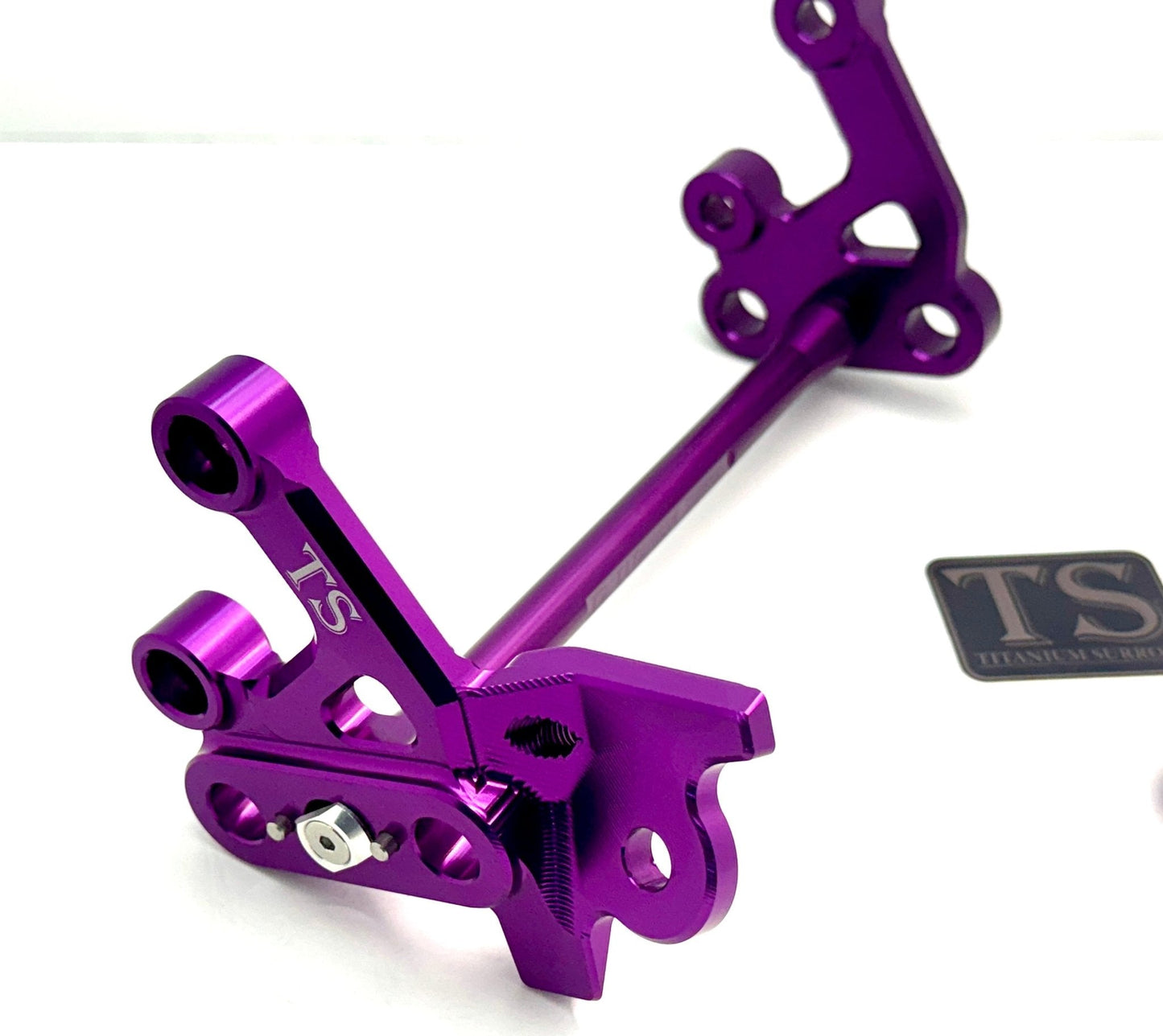 Custom CNC Aluminum Footpeg Bracket Assembly Surron - Howling Moto
