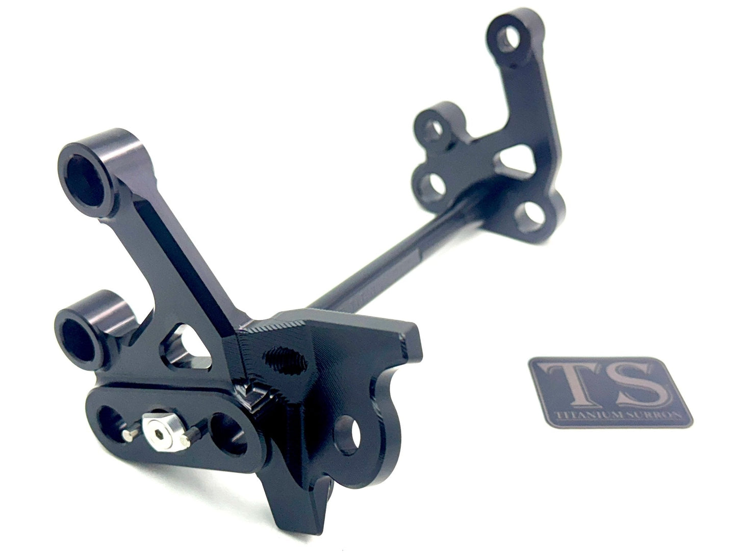 Custom CNC Aluminum Footpeg Bracket Assembly Surron - Howling Moto