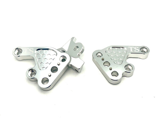 Custom CNC Aluminum Footpeg Brackets for Talaria Sting MX3, MX4, MX5 - Howling Moto