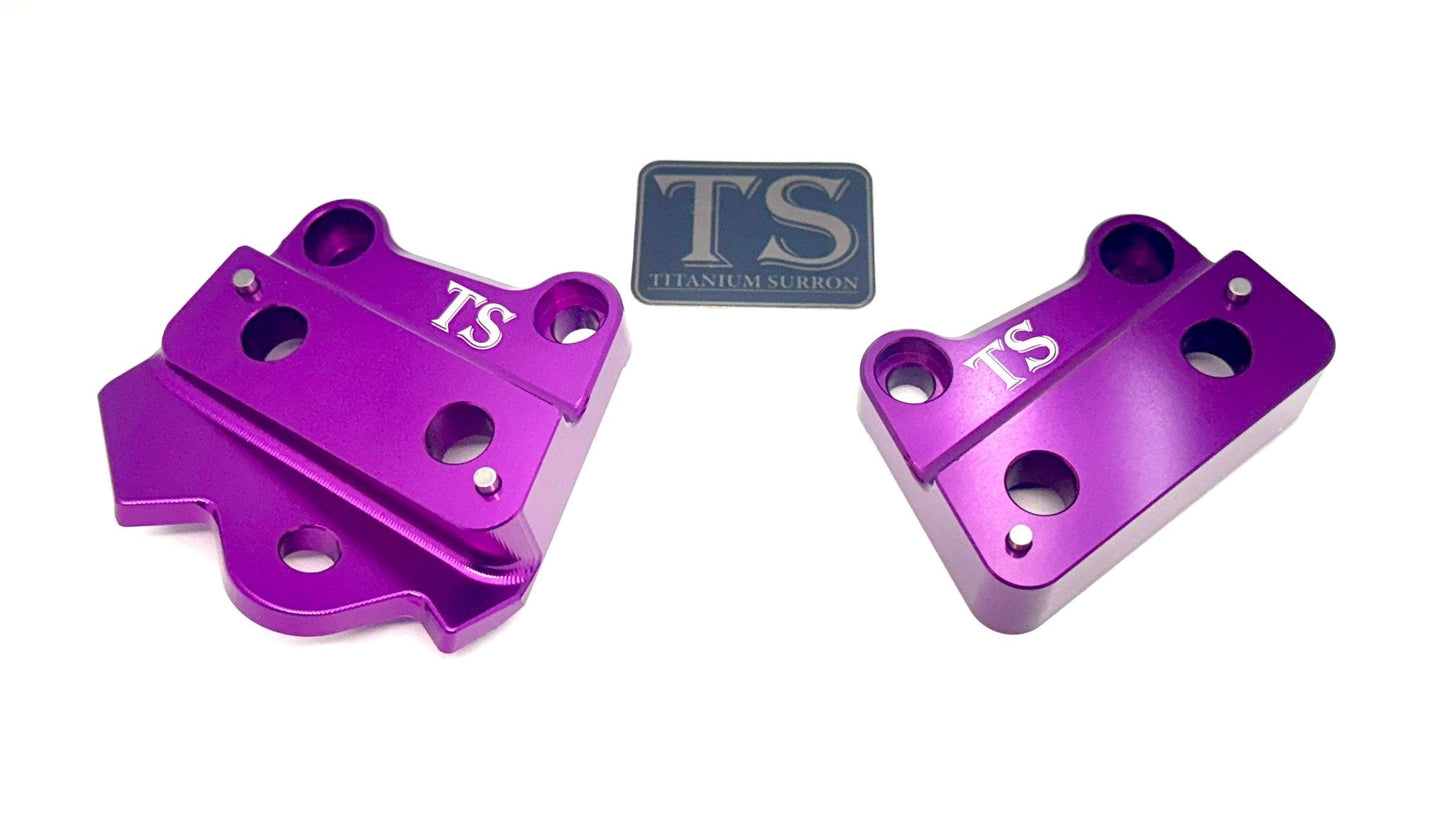 Custom CNC Aluminum Footpeg Brackets for Talaria X3 (XXX models) - Howling Moto