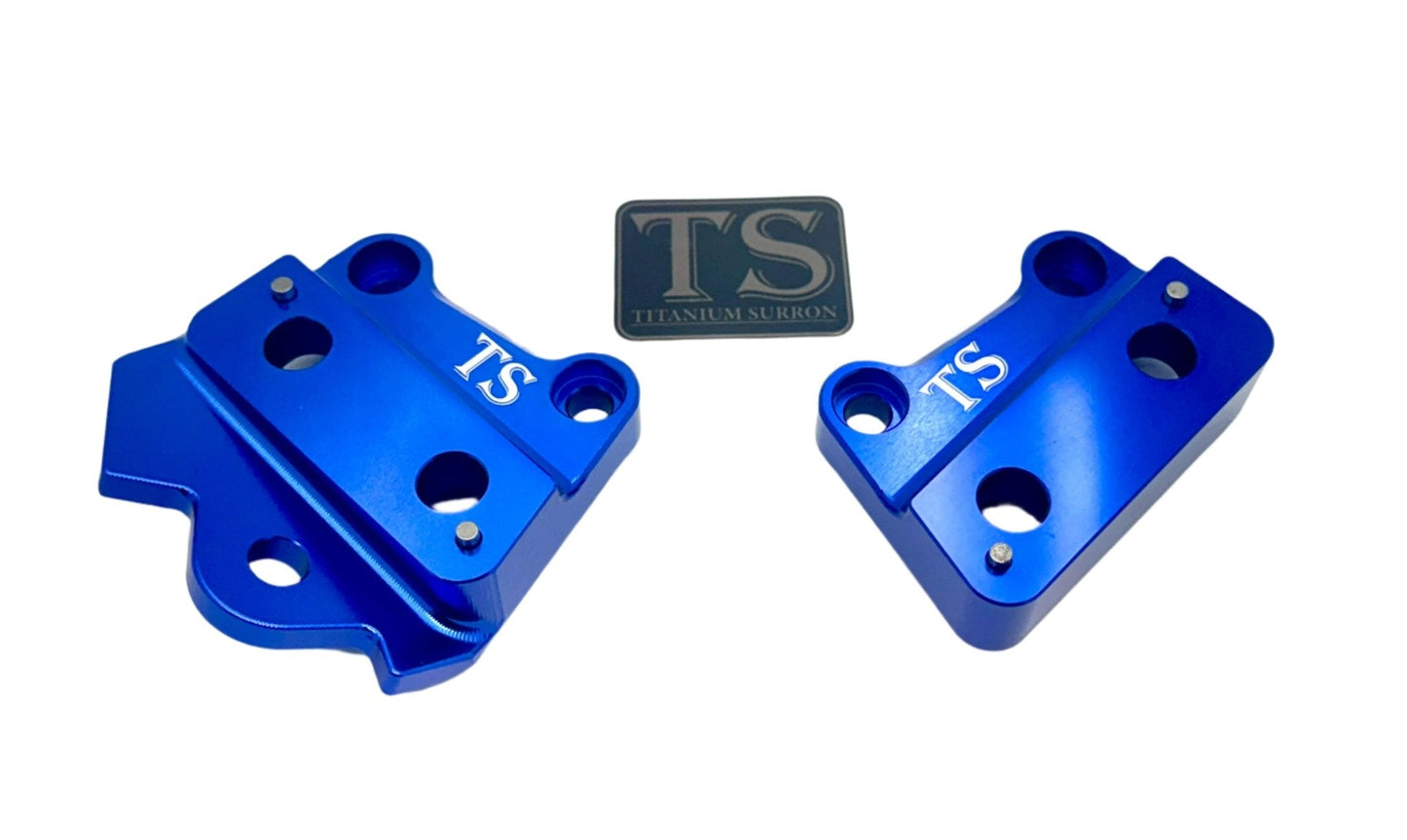 Custom CNC Aluminum Footpeg Brackets for Talaria X3 (XXX models) - Howling Moto