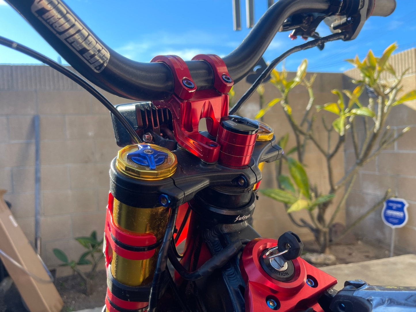 Titanium Direct Mount Stem Bolt Kit - Howling Moto
