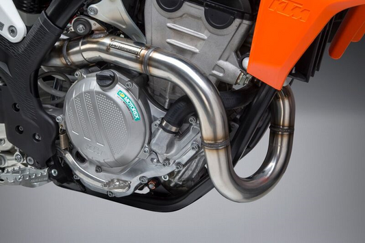 YOSHIMURA, Yoshimura RS-4 Slip-On Exhaust for KTM/Husqvarna 250/350 - Part Number 262532D320