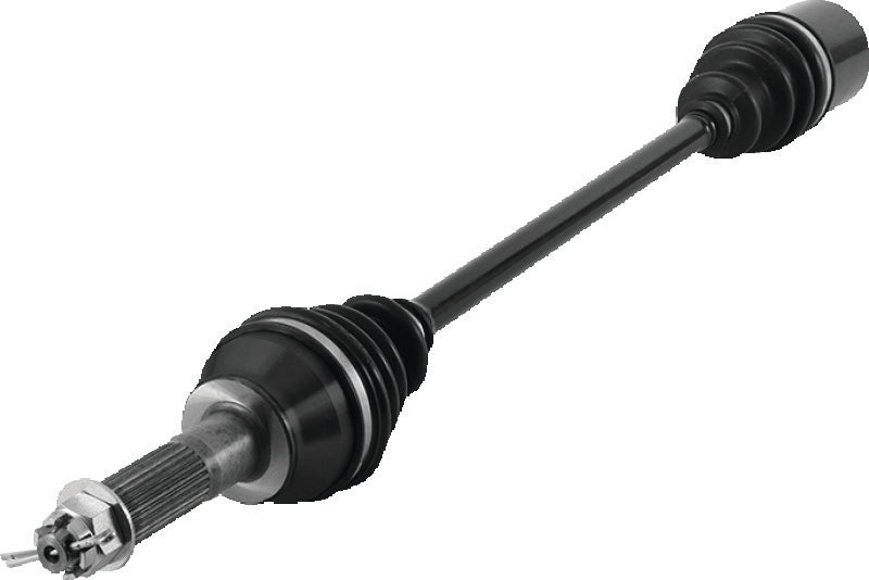 QuadBoss 12-14 Polaris RZR XP 4 900 rear left rugged axle, high-quality replacement part for off-road ATV.