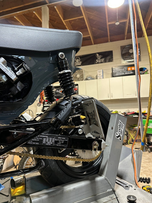 DAX 330mm Shocks - Black - Howling Moto