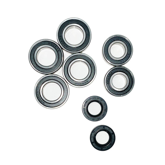 eDirtyBike bearing kit for Talaria Sting MX3 and MX4 transmission gearboxes, includes durable bearings for gearbox rebuilds.