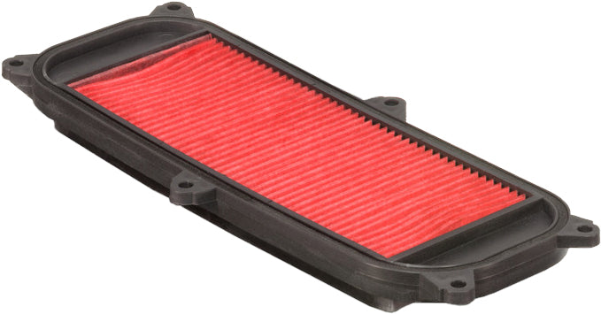 HIFLOFILTRO HFA5006 air filter for high-performance engines, showing the clean, pleated filter element in a close-up view.