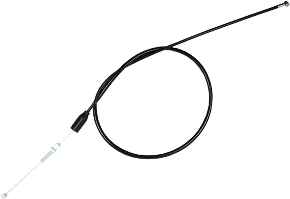 Black vinyl clutch cable by MOTION PRO, part 04-0026, designed for improved motorcycle clutch performance.
