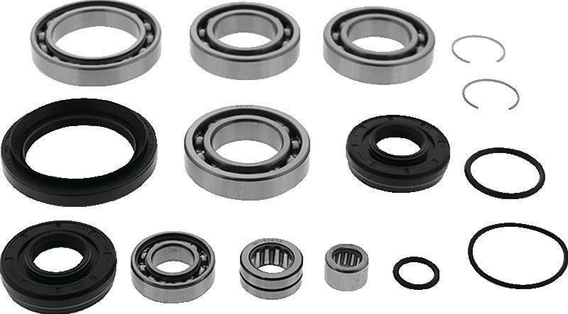 QuadBoss differential bearing and seal kit for Honda TRX500FA5 and TRX520 models, includes multiple bearings and seals.