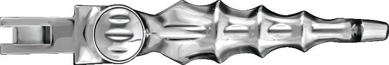 Kuryakyn Zombie Levers for Harley-Davidson 2008-2009 Touring models in chrome or black powdercoat finish, shown on motorcycle handlebar