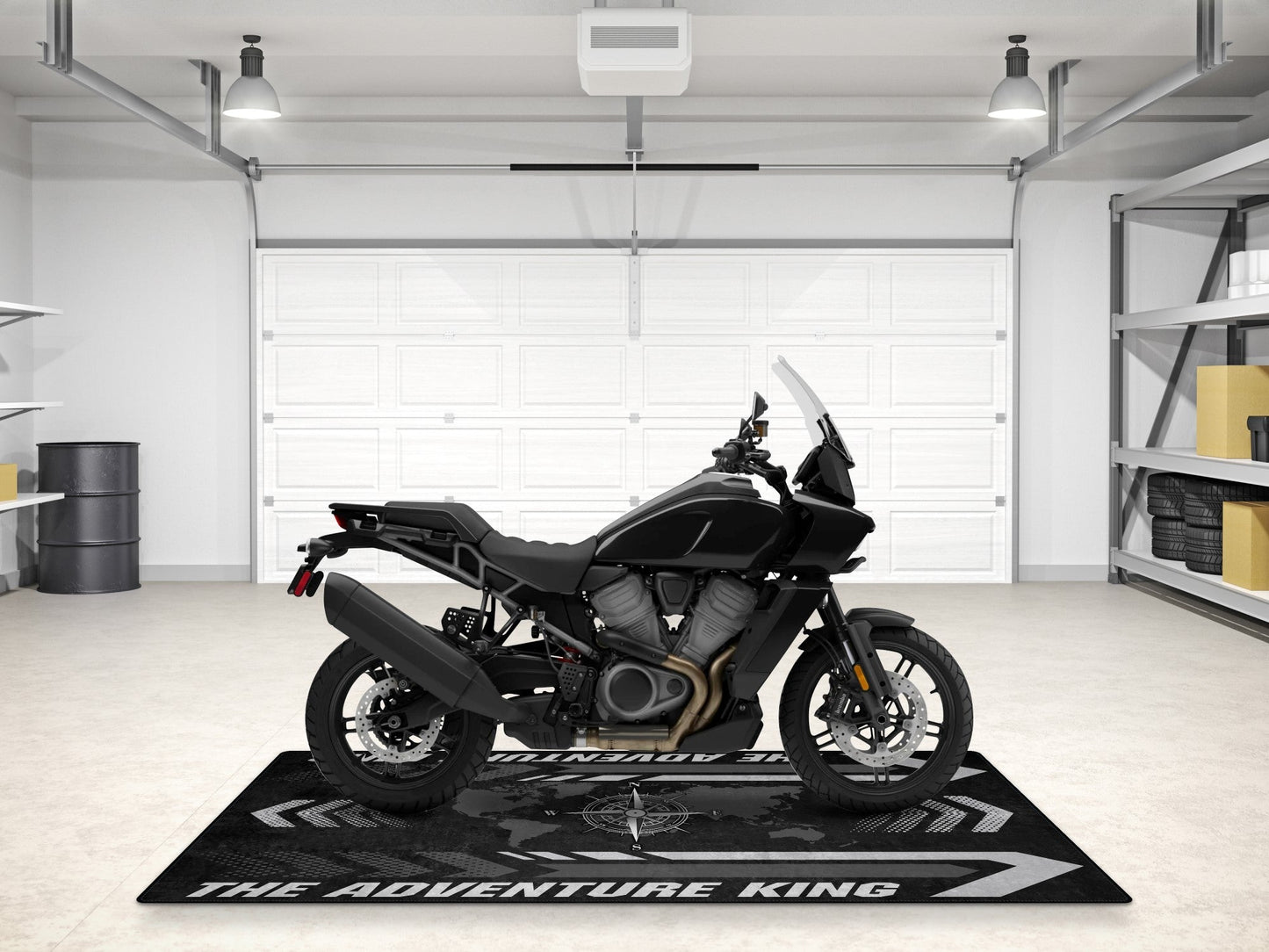 Motorcycle Mat for Adventure Motorcycle "The Adventure King" - MM7341 - Howling Moto