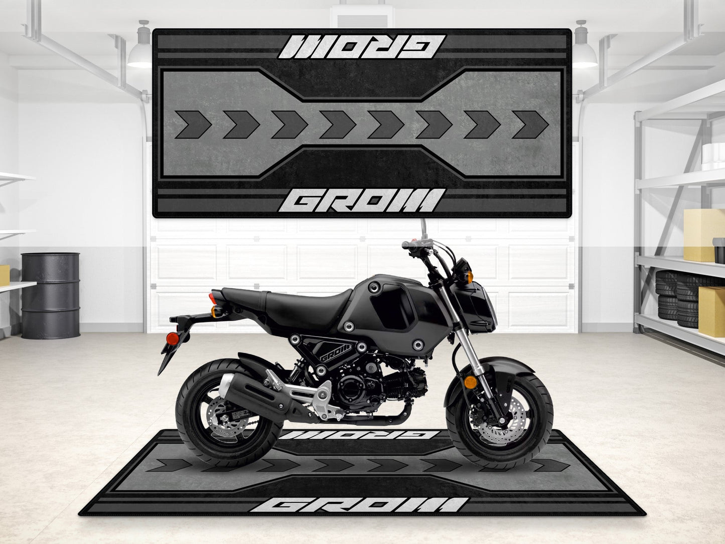 Designed Pit Mat for Honda GROM Motorcycle - MM7265 - Howling Moto