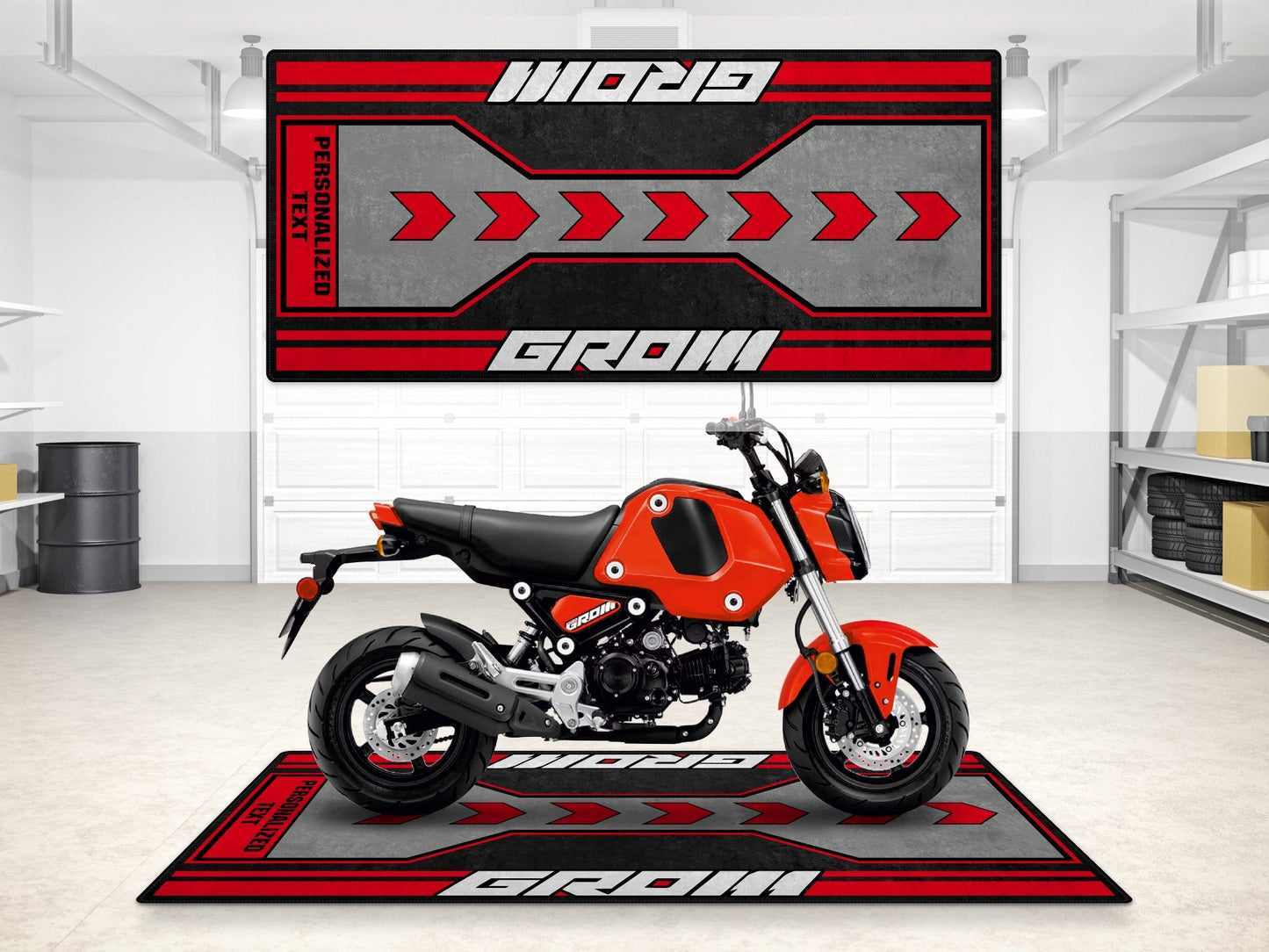 Designed Pit Mat for Honda GROM Motorcycle - MM7265 - Howling Moto