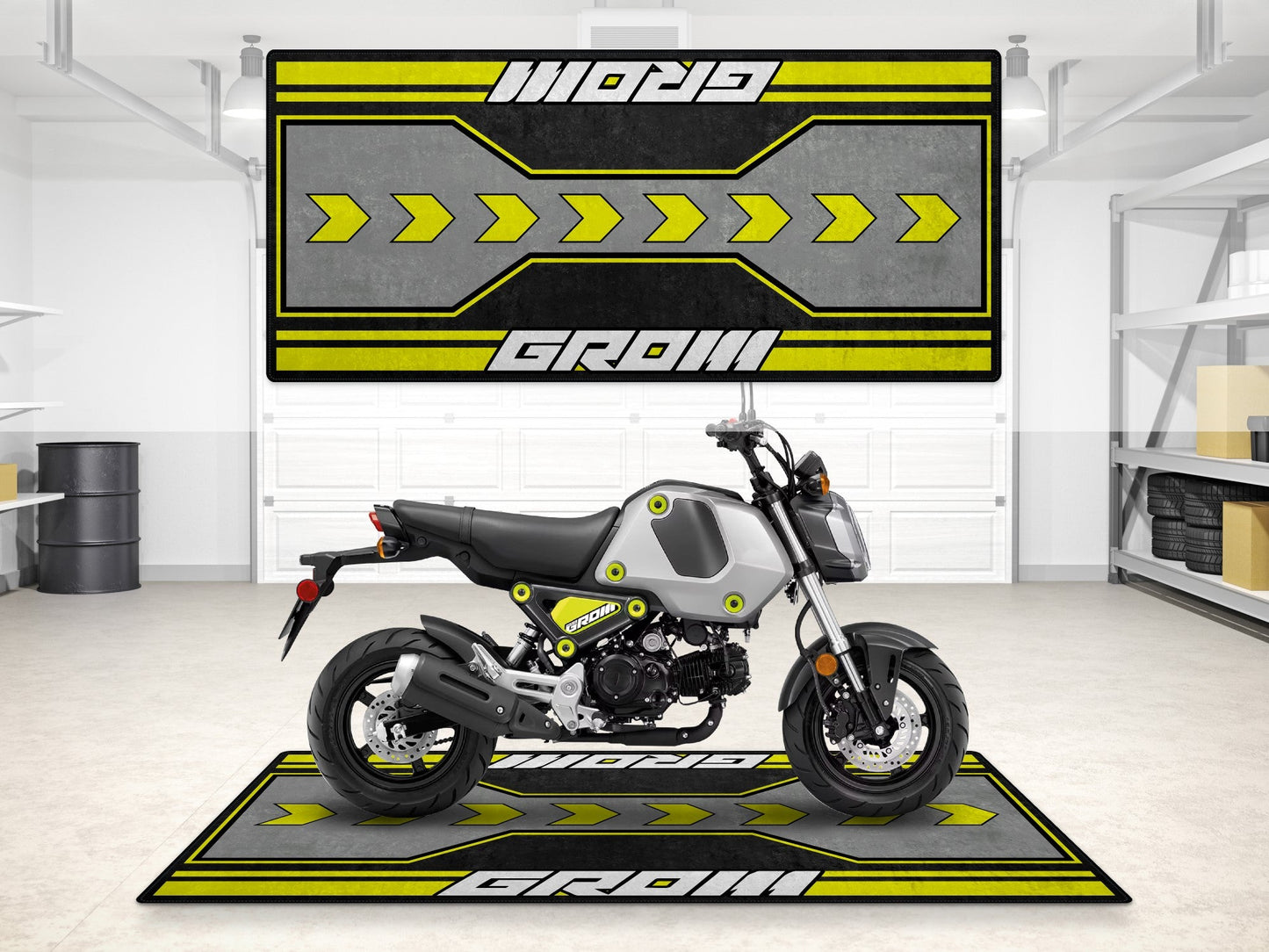 Designed Pit Mat for Honda GROM Motorcycle - MM7265 - Howling Moto