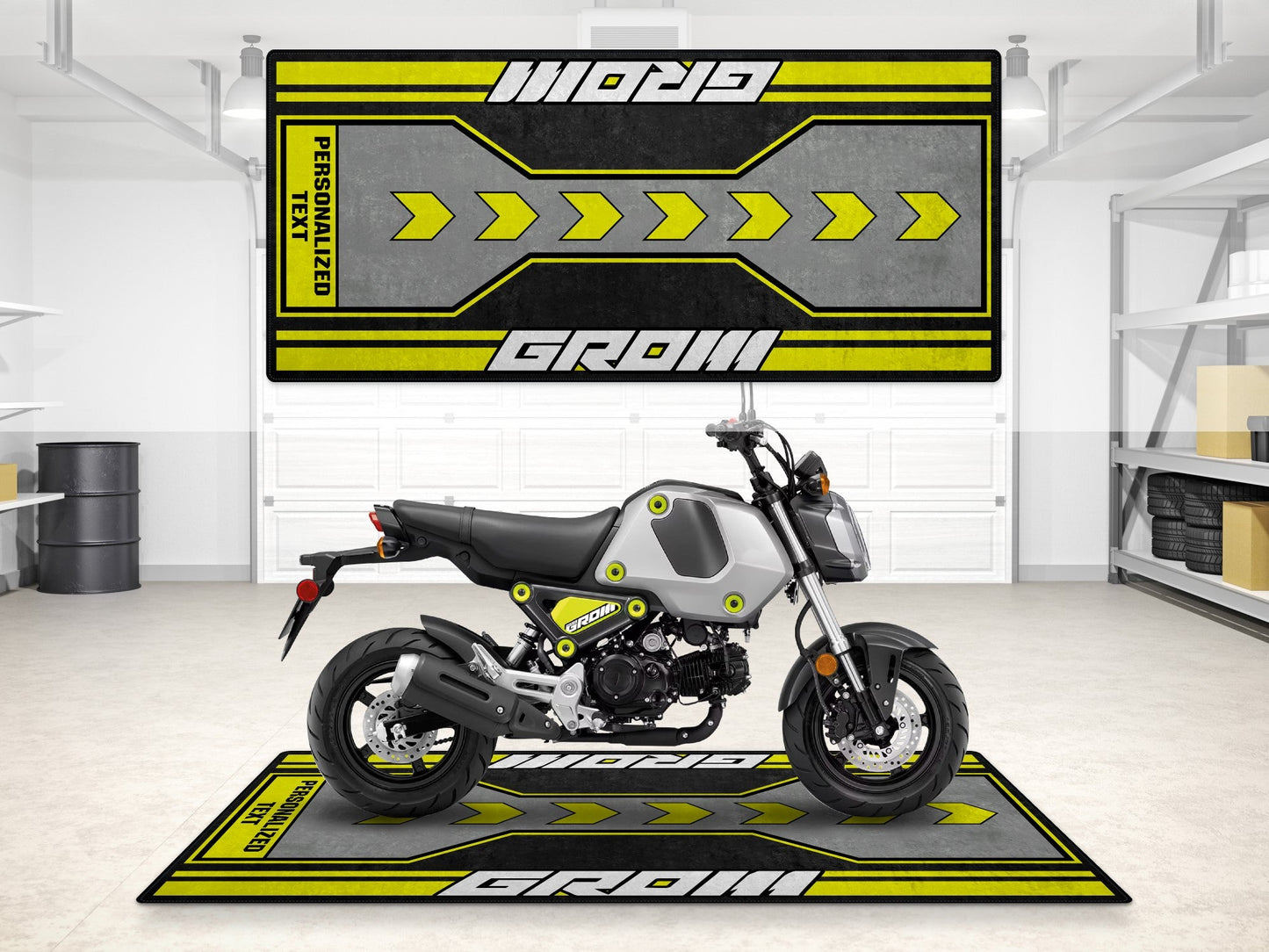 Designed Pit Mat for Honda GROM Motorcycle - MM7265 - Howling Moto