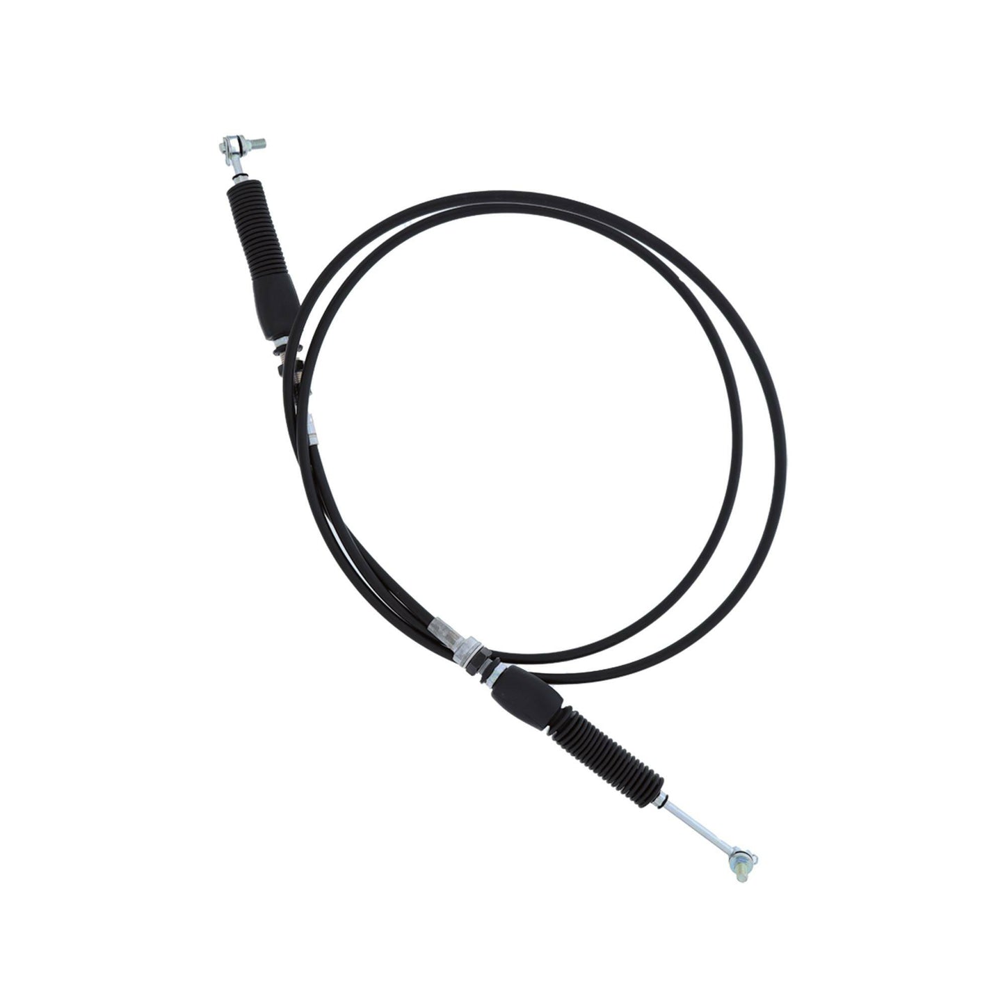 ALL BALLS ATV shift cable with heavy-duty push-pull design and UV-resistant rubber boots, shown in the image.