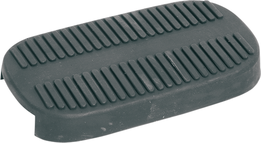DRAG SPECIALTIES brake pedal rubber for FL motorcycles, durable rubber pad designed for motorcycle brake pedals.