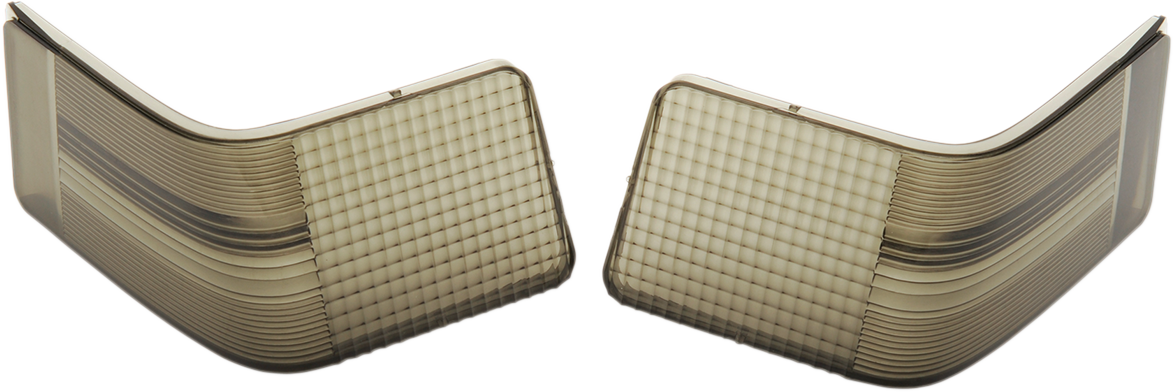 Smoke taillight and brake lens kit for motorcycles by Drag Specialties, includes lens and mounting components.