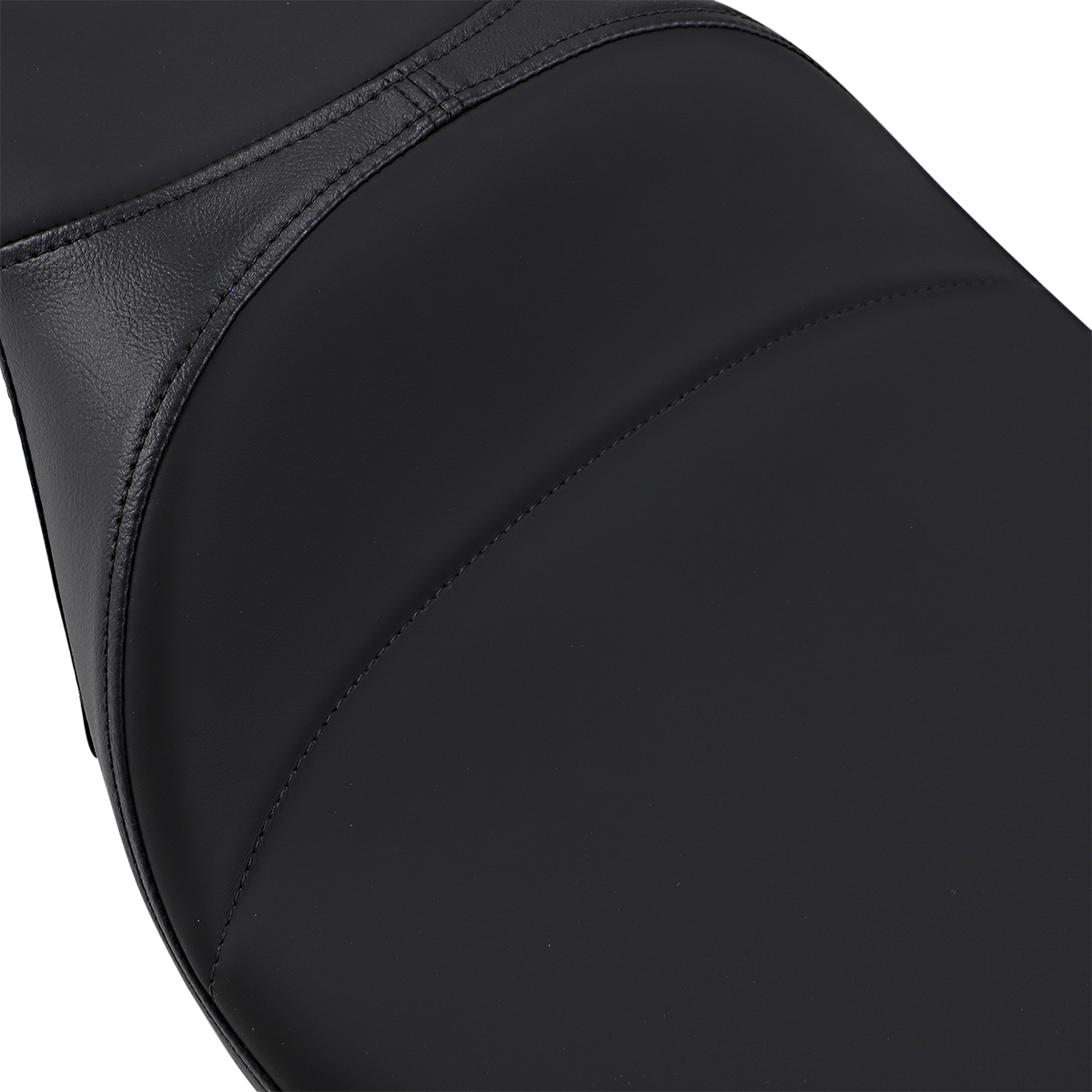 Drag Specialties Seats Extended Reach Predator Seat for Harley FL 2008-2024, showing the comfortable, elongated motorcycle seat design.