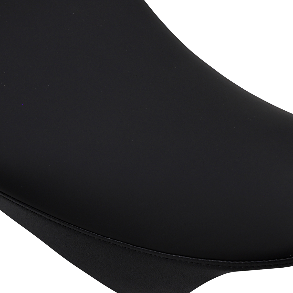 Drag Specialties low solo seat for Harley FL models 2008-2023, featuring solar leather finish and part number 0801-0870.