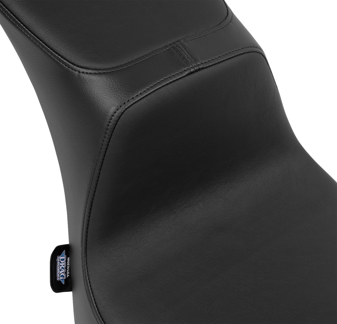 Drag Specialties Seats Performance Predator 2-Up Seat for Harley FL 2000-2017, vinyl smooth finish, motorcycle seat.