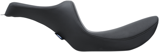 Black Drag Specialties Predator III seat for FXR 1982-2000 with smooth finish, motorcycle seat part number 0805-0134.