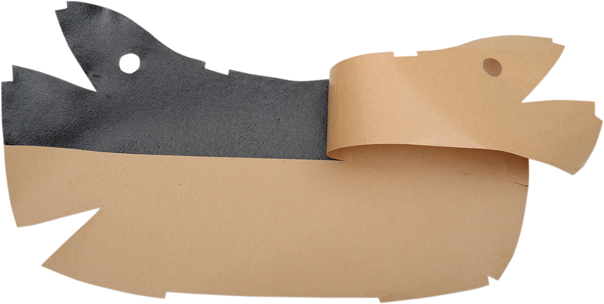 Black saddlebag lining kit for Harley FL models 2014-2022 by Drag Specialties Seats, part number 3501-0943.