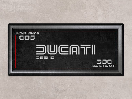 Designed Pit Mat for Ducati 900 SS Super Sport Motorcycle - MM7202 - Howling Moto