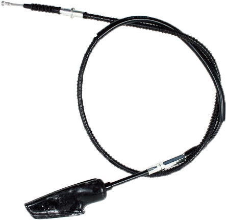Black vinyl motorcycle clutch cable by MOTION PRO, part #05-0062, with visible metal fittings on each end.