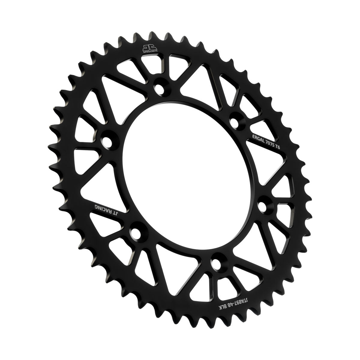 JT, JT RaceLite Rear 48T Aluminum Sprocket for Husqvarna and KTM - Part JTA897.48BLK