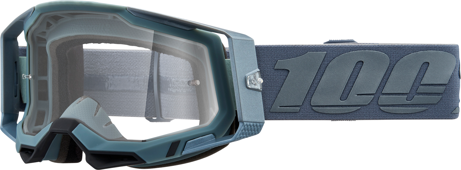 100% Racecraft 2 Goggles - Battleship - Clear 50009-00017 - Howling Moto