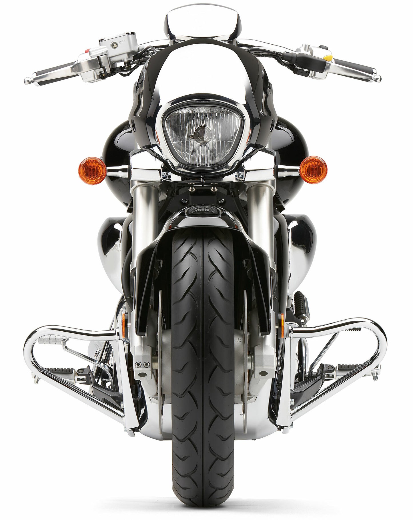 COBRA, COBRA Engine Case Guard Chrome for Suzuki Boulevard M109R 2006-2014 (Part #01-3345)