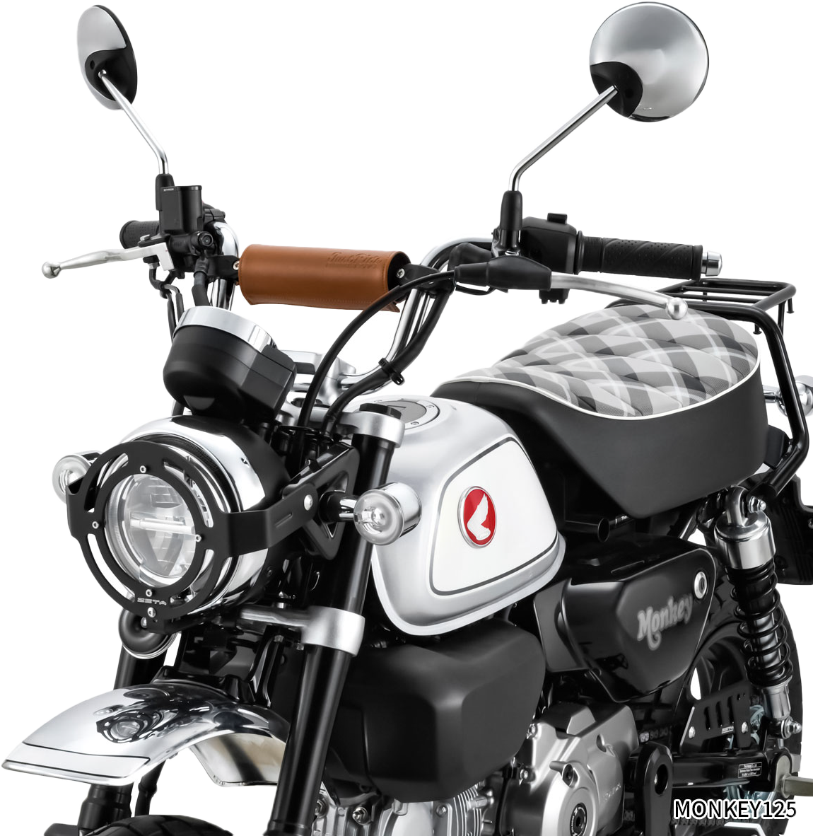 ZETA, ZETA Handlebar Bar Pad Set 165mm with 185mm Brace – Brown and Black