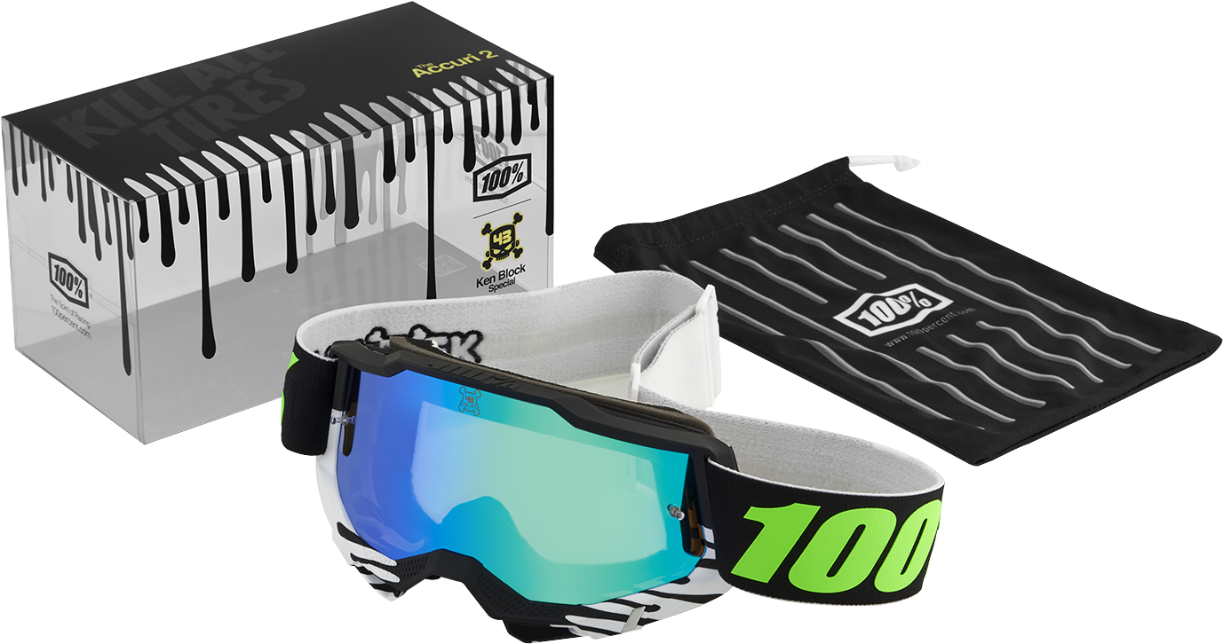 100% Accuri 2 UTV Goggles - KB43 Special - Blackdrip KB-50019-00001 - Howling Moto