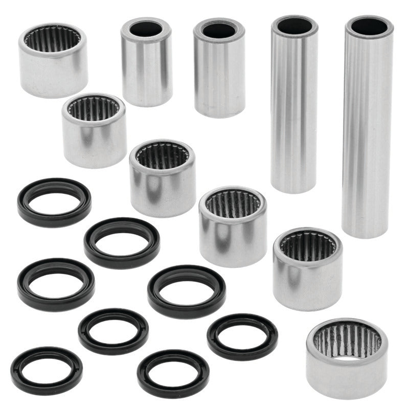 QuadBoss linkage repair kit for Yamaha YFZ450 ATV, includes replacement parts for rear suspension linkage.